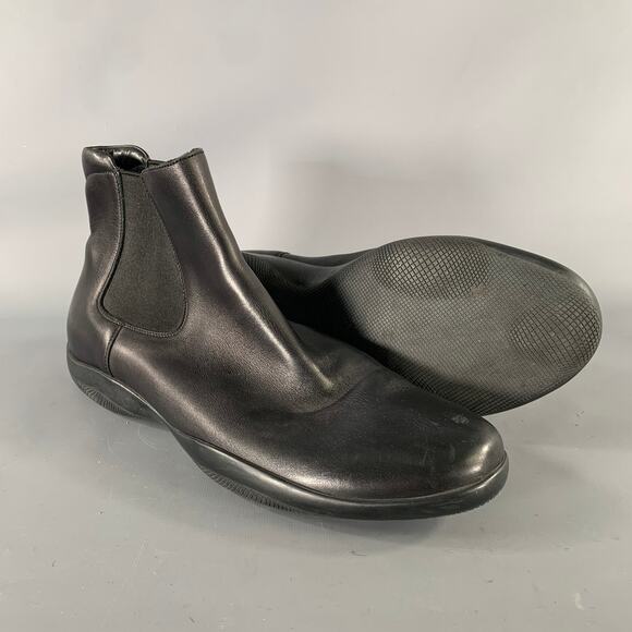 PRADA SPORT Size 9 Black Leather Boots main image 7